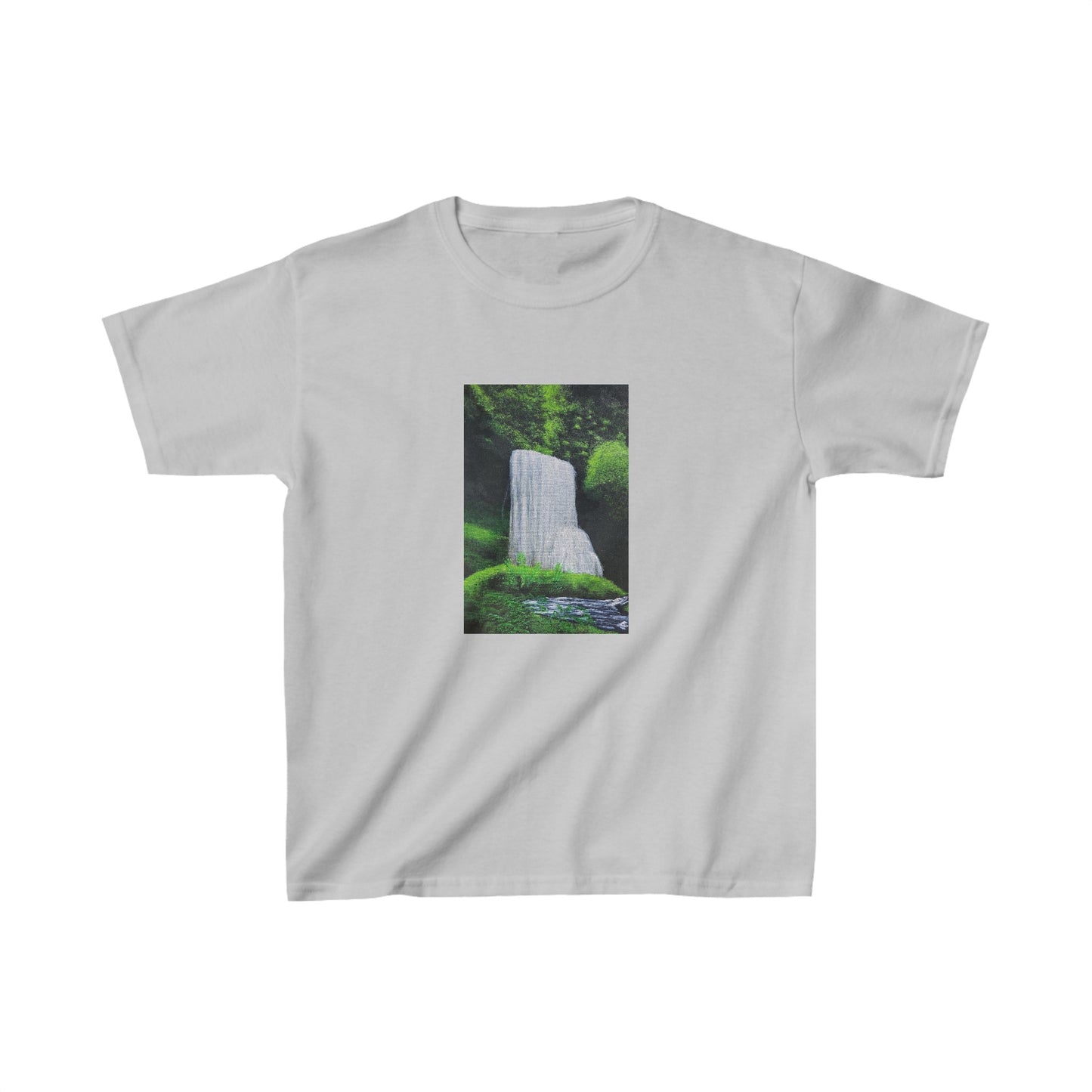Kids Cotton Tee (Waterfall)