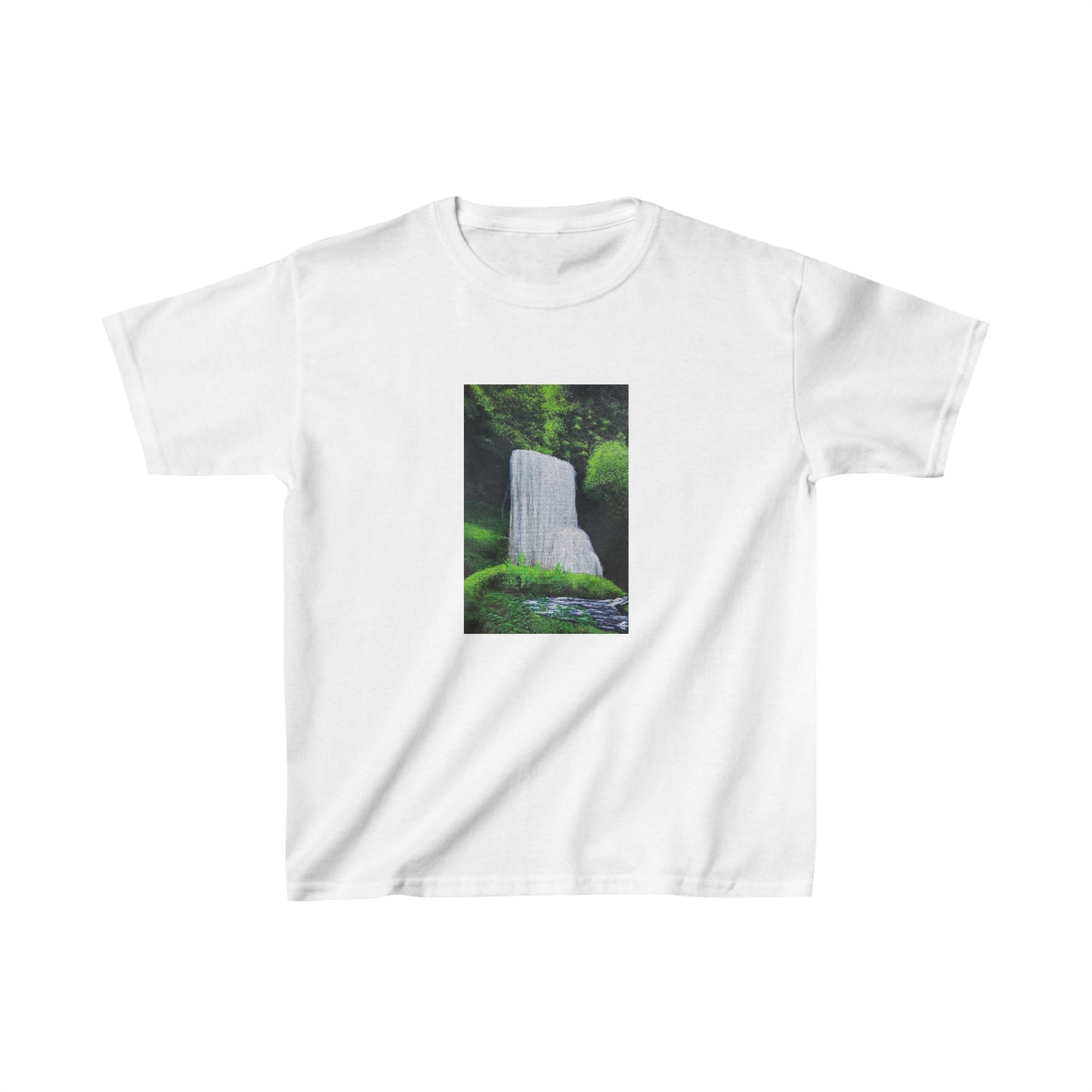 Kids Cotton Tee (Waterfall)