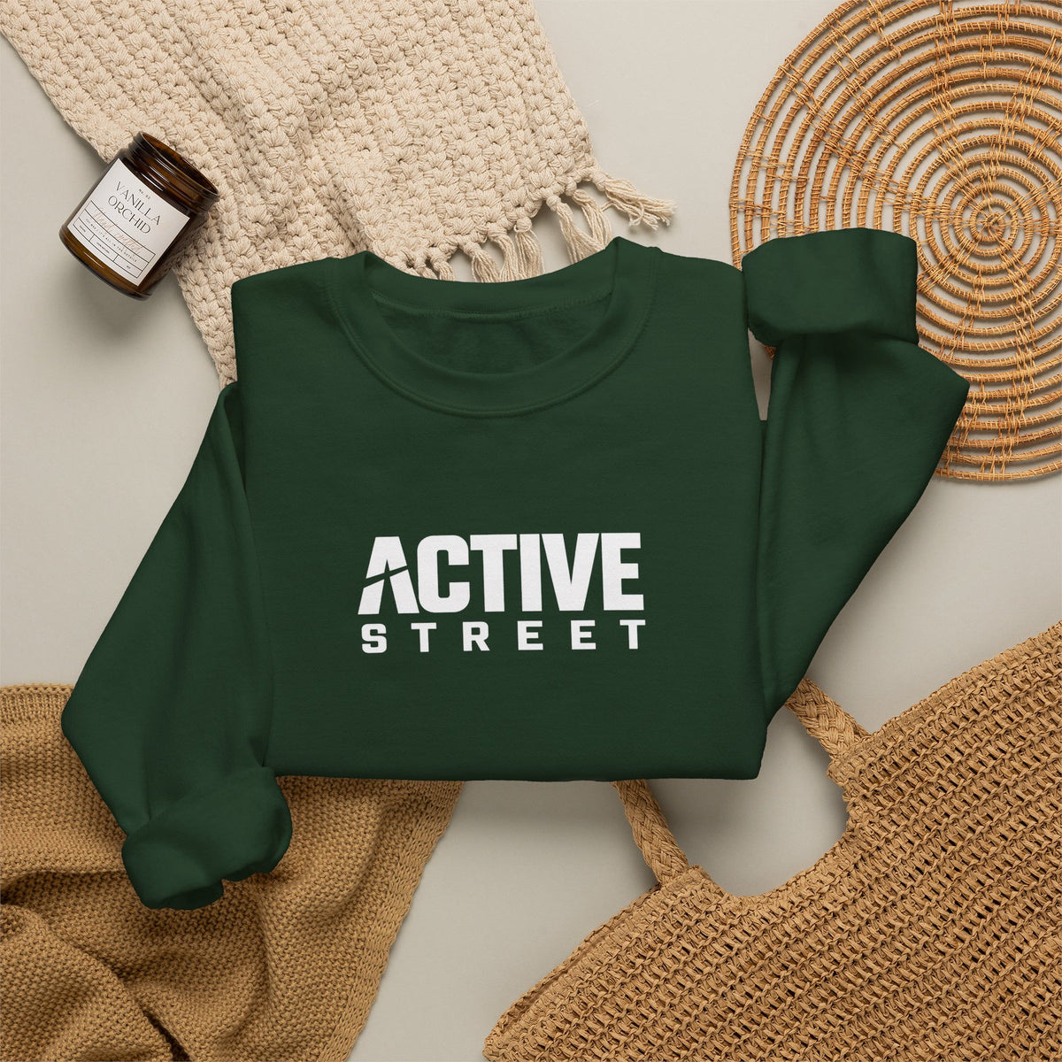Unisex Heavy Blend™ Adult Crewneck Sweatshirt (Active Street)