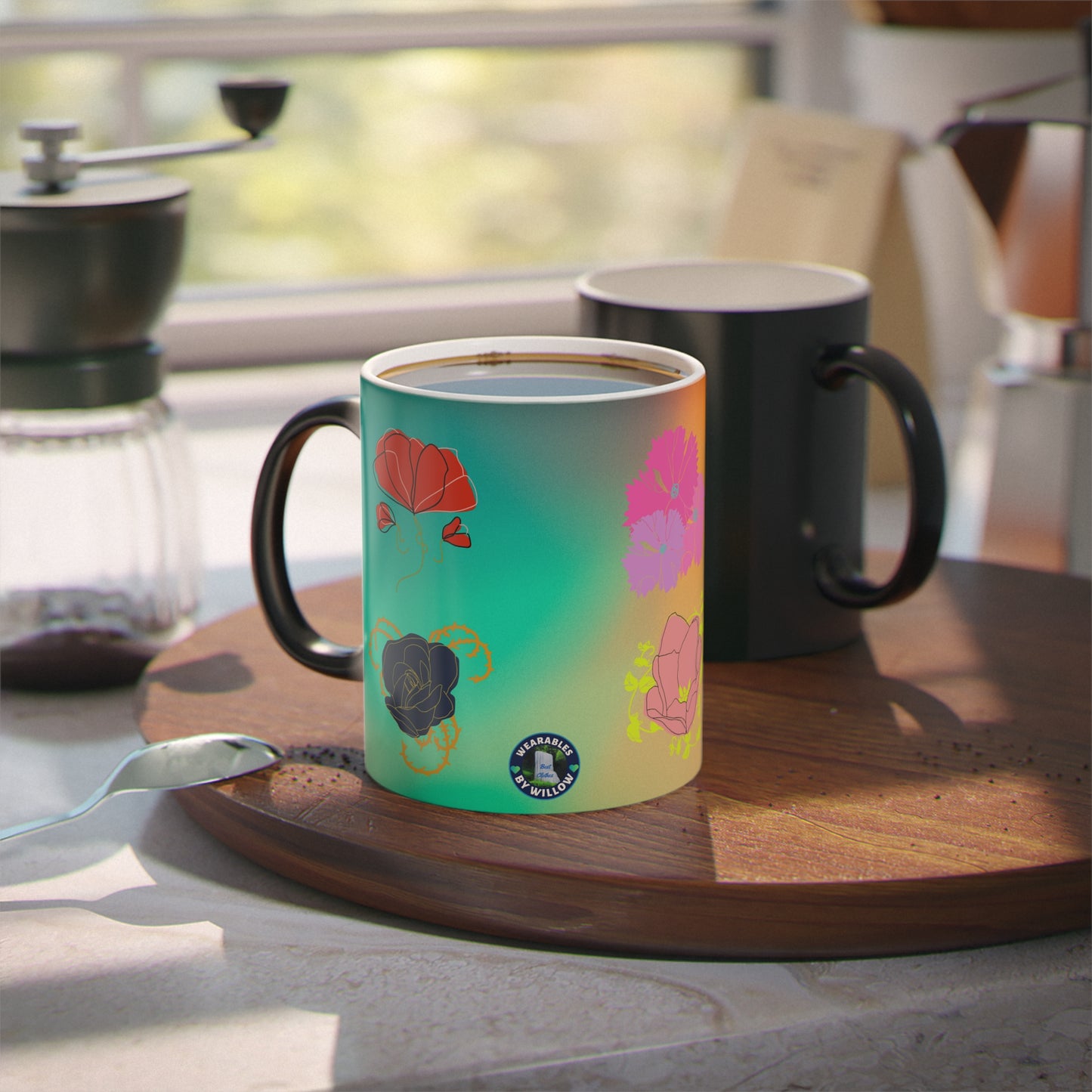 Magic Mug (Revealing Flower)