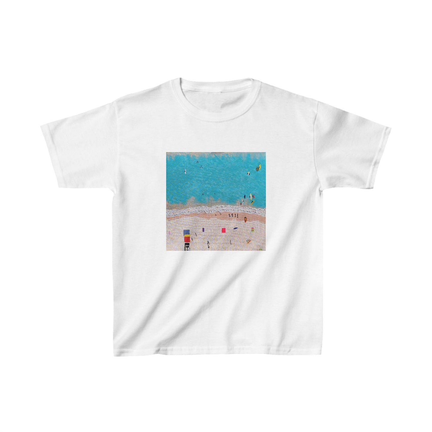 Kids Cotton Tee (Beach Side)
