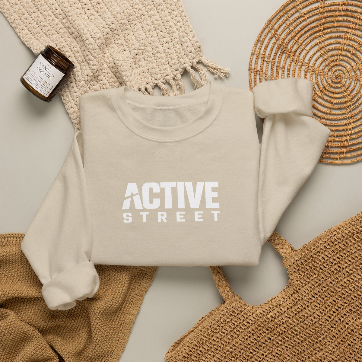 Unisex Heavy Blend™ Adult Crewneck Sweatshirt (Active Street)
