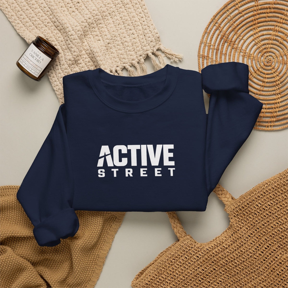 Unisex Heavy Blend™ Adult Crewneck Sweatshirt (Active Street)